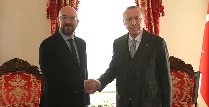 Tayîp Erdogan serokê konseya Yekîtiya Awrûpayê Michel qebûl kir