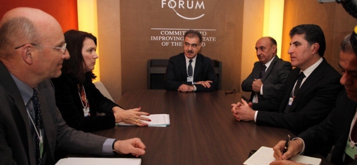 Nêçîrvan Barzanî bi wezîra karên derve ya Swêdê re civiya