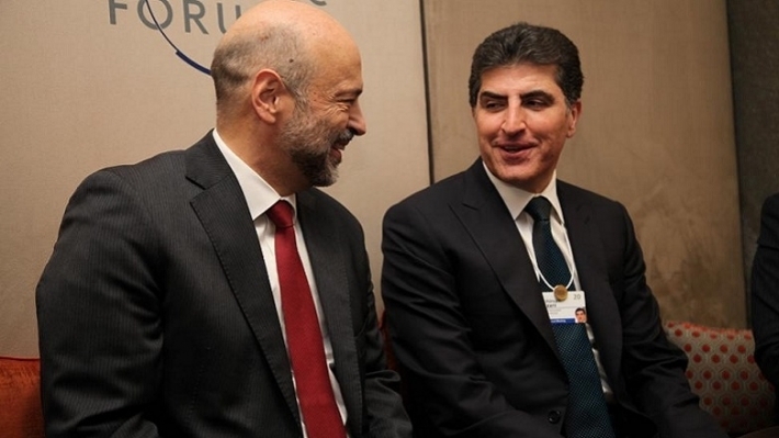 Neçîrvan Barzanî bi serokwezîrê Urdunê re hevdîtin kir