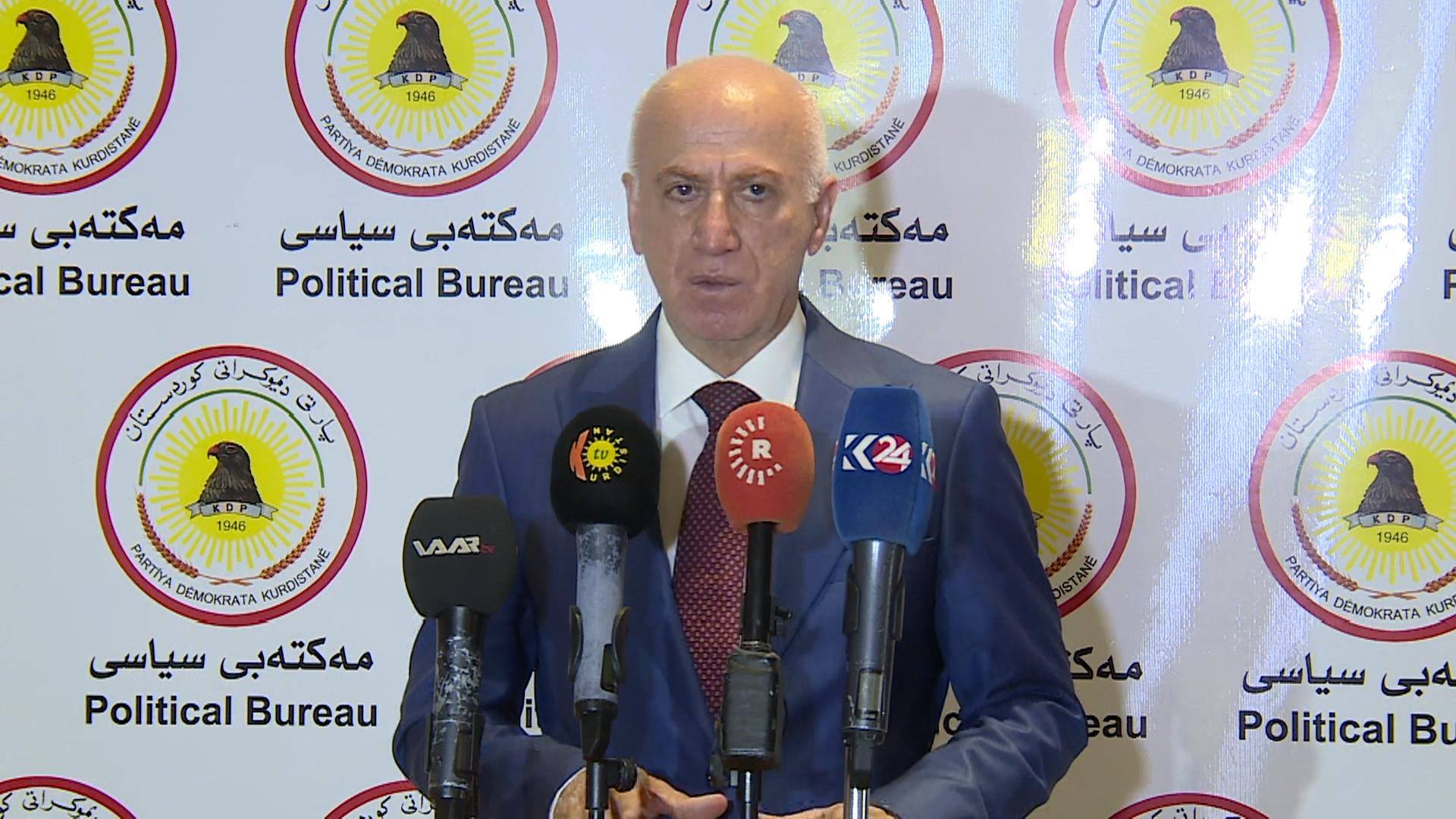 'Mijara parêzgarê Kerkûkê bi destê Serok Barzanî û Kosret Resûl çareser dibe'