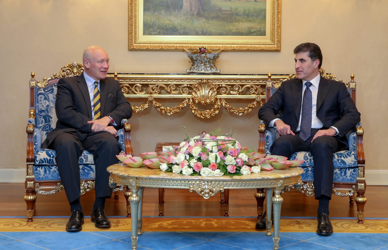 Serok Nêçîrvan Barzanî bi Generalê Brîtanî Sir John Lorimer re civiya