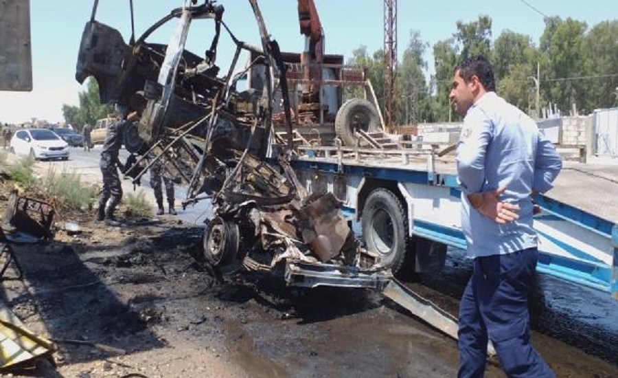 Hesekê | Li benda kontrolê erebe hat teqandin: 3 servan birîndar bûn