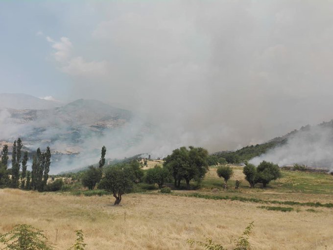 Topbarana Herêma Kurdistanê berdewam e, Îranê gefa tunekirinê li PDK-Iyê xwar