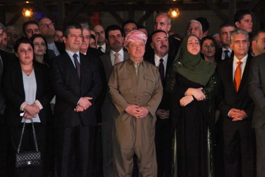 Serok Barzanî digel Mesrûr Barzanî besdarî 'Roja Nistîmanî ya Fransa' bû