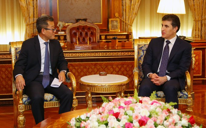 Serokê Herêma Kurdistanê pêswaziya Konsûlê Gistî yê Çînê kir