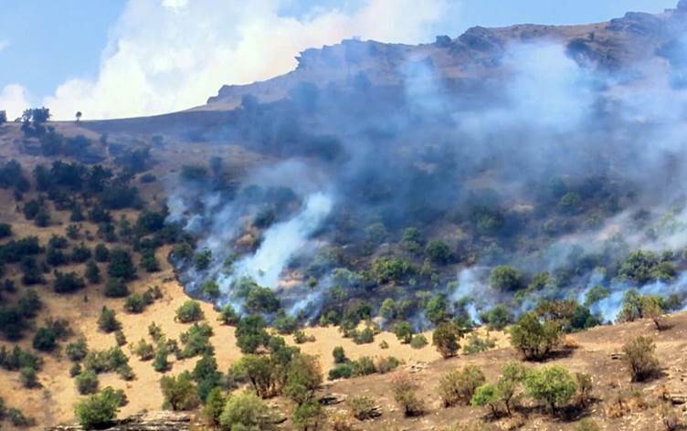 Bombebaranên Tirkiyê zirareke mezin dide gundên li ser sînorî