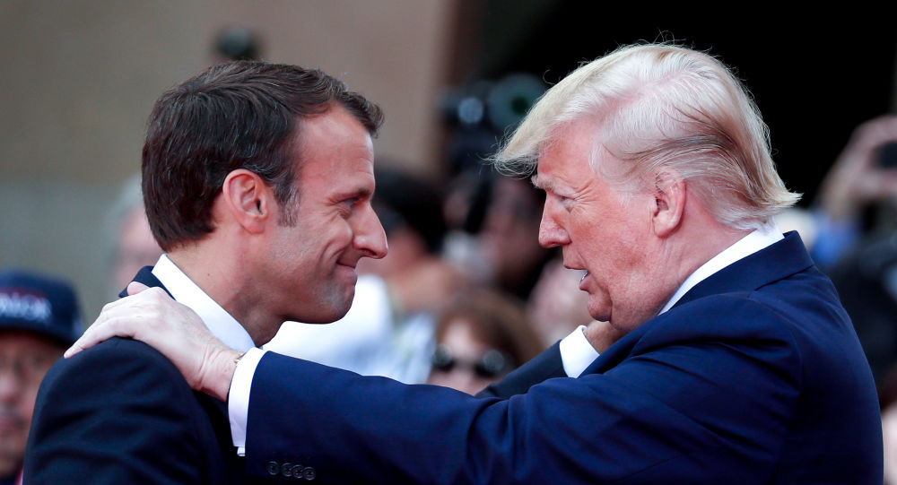 Trump hisyarî da Macron: Ji bilî Amerîkayê...