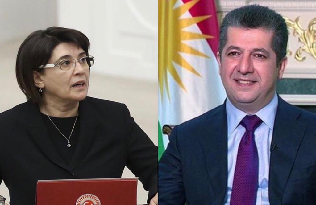 Layla Zana ji Serokê Hikûmetê Mesrûr Barzanî re hêviya serkeftinê xwest