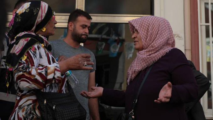 Dayika ku HDPê protesto dike, banga astiyê li Erdogan kir