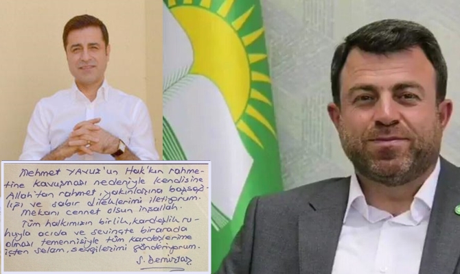 Ji Demirtas bo HUDA-PARê peyama serxwesiyê: Ji hemû birayên xwe re...