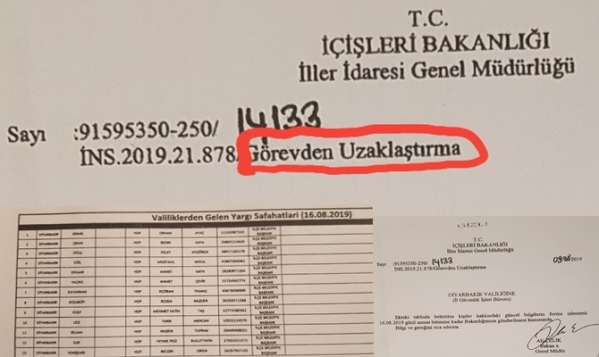 Dibe ku 12 saredarên HDPî yên navçeyên Diyarbekirê jî bên dûrxistin