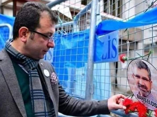 Saredarê Stenbolê Ekrem Îmamoglu serdana gora Tahir Elçi kir