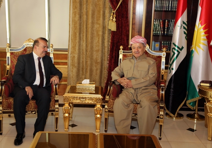 Serok Barzanî bi Wezîrê Navxwe yê Iraqê re civiya