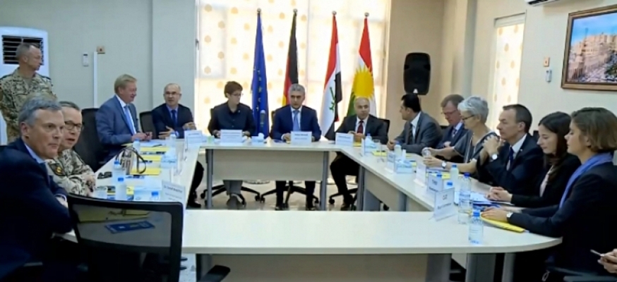 Wezîra Berevaniya Almanyayê bi Wezîrê Navxwe yê Kurdistanê re civiya