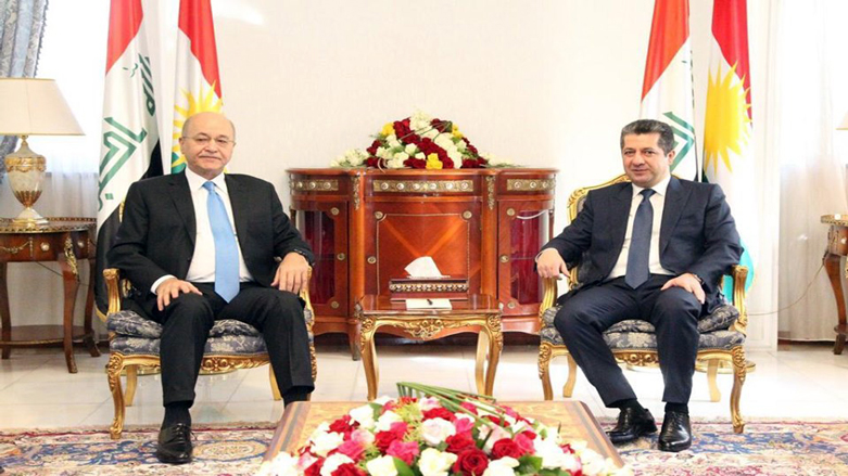 Basbakan Mesrur Barzani, Berhem Salih’i kabul etti