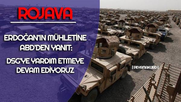 "Yolladigimiz mühimmatlar konusunda, Türkiye önceden bilgilendiriliyor"