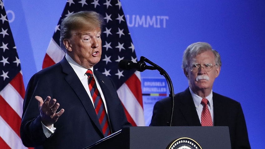 Beyaz Saray’da istifa: Trump, Bolton’u görevden aldi