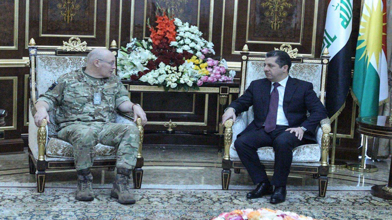 Basbakan Barzani, Ingiliz heyetle önemli konulari görüstü