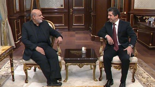 Basbakan Barzani, Iran Büyükelçisi ile yeni dönemi görüstü