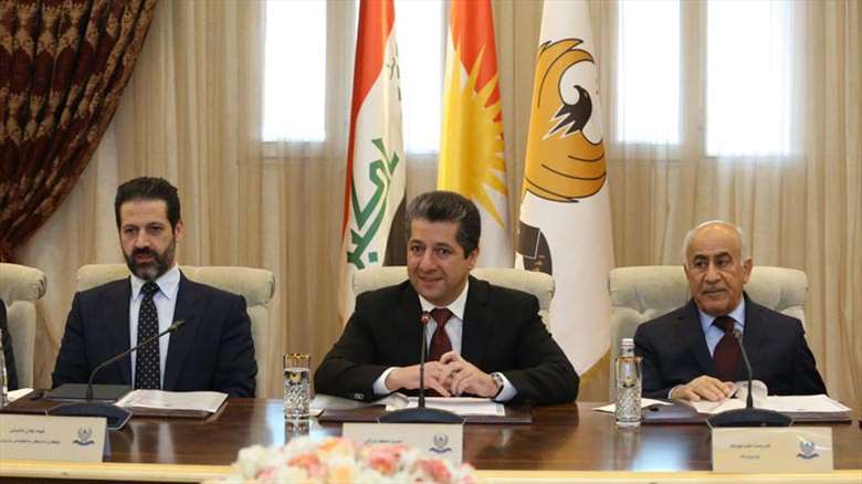 Kürdistan Basbakani, Bakanlar Kurulu’na baskanlik etti