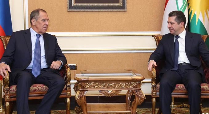 Basbakan Barzani ve Lavrov’dan ikili görüsme