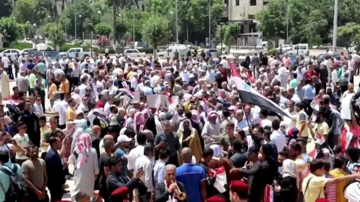 Li Helebê, li dijî Tirkiyeyê xwepêsandan hat kirin: Ji axên Sûriyeyê derkevin