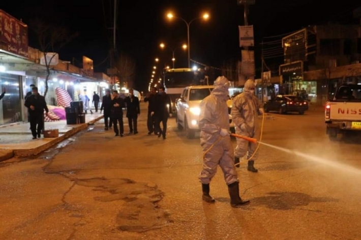 Koronavirüs tedbirleri: Kürdistan'da dezenfekte çalismalari sürüyor