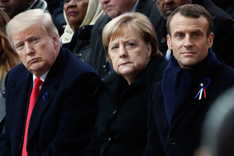 Trump, Merkel, Macron’dan Coronavirüs açiklamasi