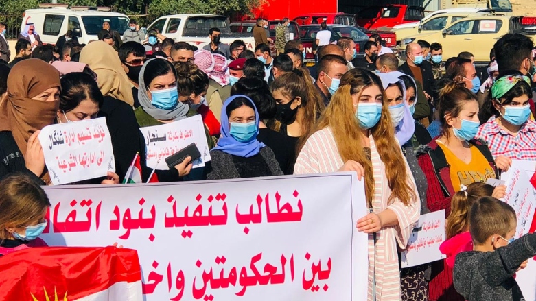 Ji Singaliyên li kampan dijî PKKê xwepêsandan û banga bilez bicihanîna rêkeftina Singalê