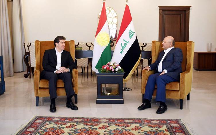 Neçirvan Barzani ve Berhem Salih bir araya geldi
