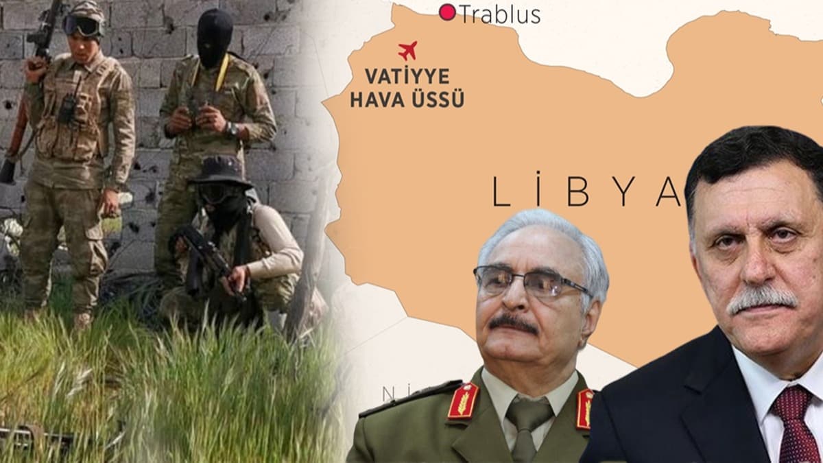 Libya ordusu, Hafter’in askeri üssünü bombaladi