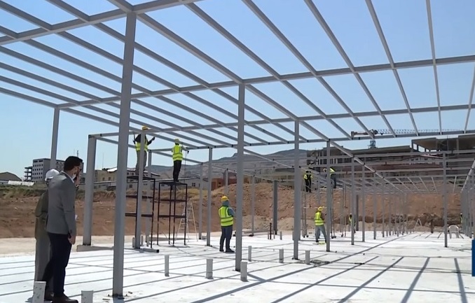 Duhok'ta Kovid-19 hastalari için 4. hastane insa ediliyor