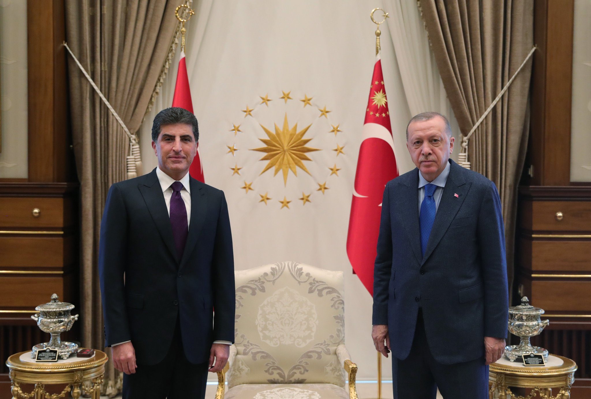 Neçirvan Barzani ve Erdogan görüsmesi basladi