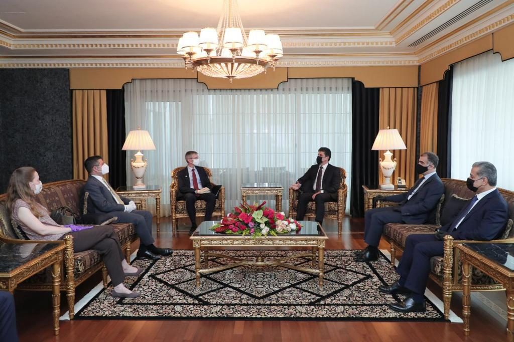 Neçirvan Barzani, ABD’nin yeni Erbil Baskonsolosu ile görüstü