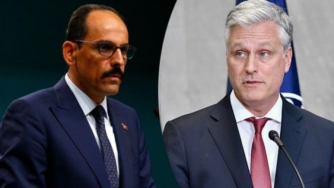 Kalin ve O’Brien, Libya ile Dogu Akdeniz’i görüstü