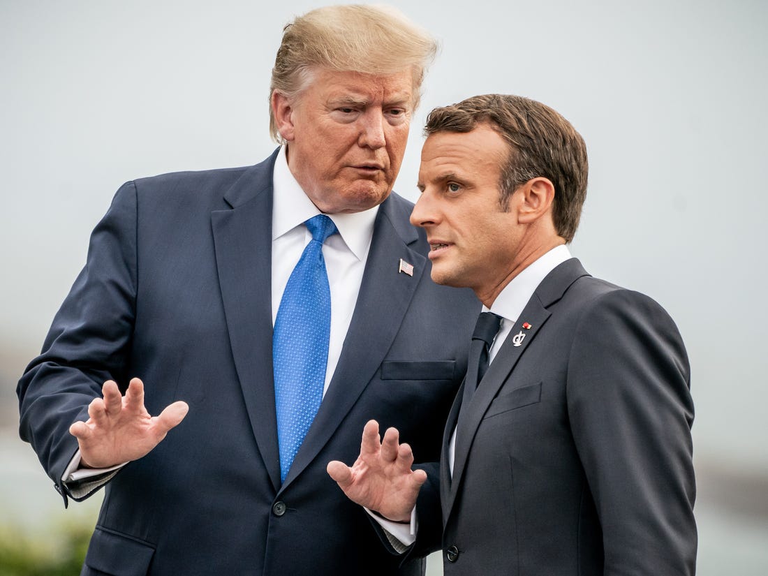 Trump ve Macron'dan Lübnan için acil çagri!