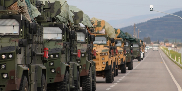 TSK’dan Idlib’teki gözlem noktalarina askeri sevkiyat