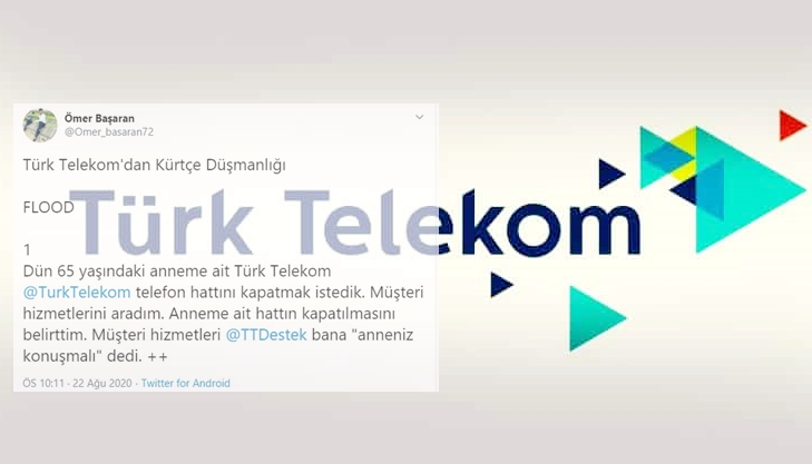 Kürtçe’yi kabul etmeyen Türk Telekom, sosyal medyada boykot edildi