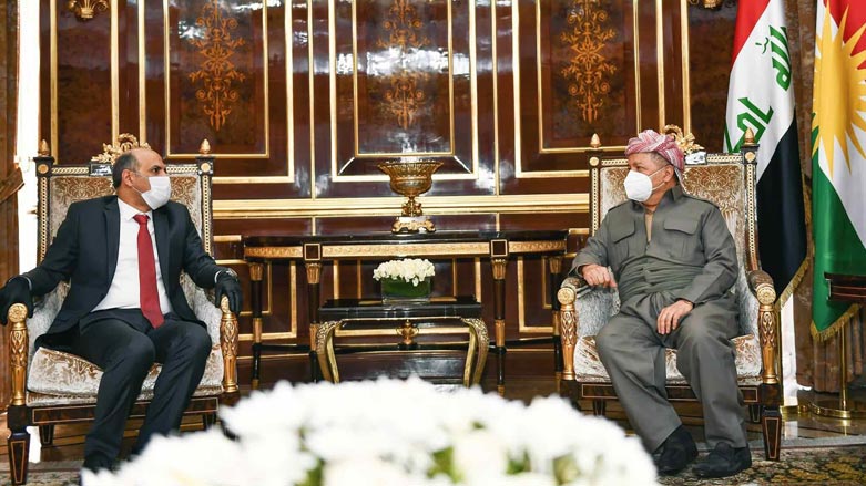 Baskan Barzani, Suriyeli muhalif liderle bölgedeki Kürtleri konustu