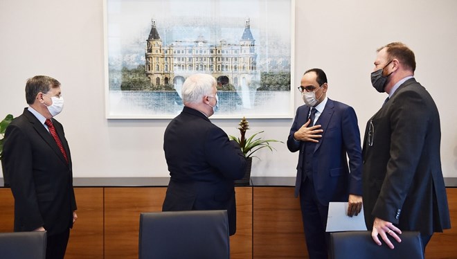 Ibrahim Kalin ile ABD’nin Suriye Özel Temsilcisi bir araya geldi