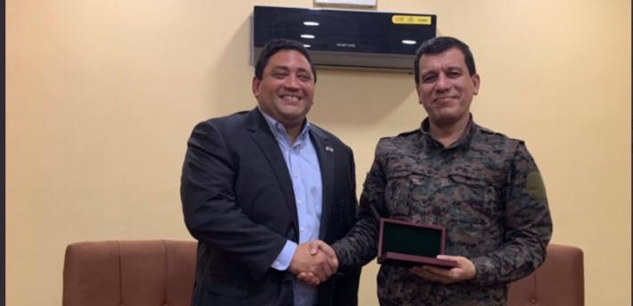 Mazlum Abdi ile ABD’nin Suriye Özel Temsilci Yardimcisi bir araya geldi