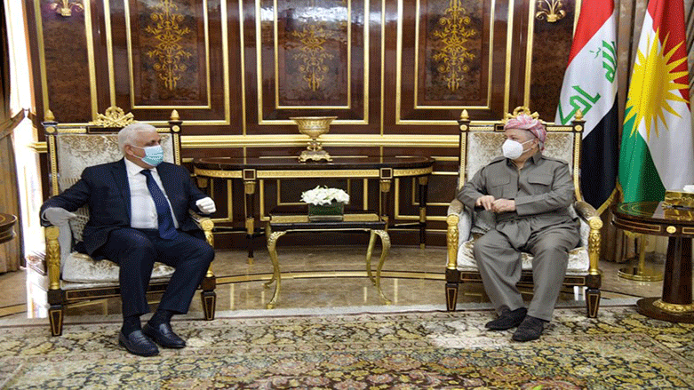 Baskan Barzani, Irak askeri heyetini kabul etti