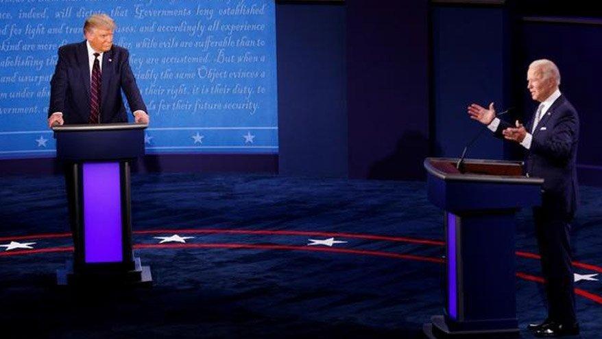 Trump ve Biden, son kez canli yayinda karsilasacak