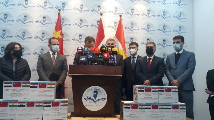 Çin’den Kürdistan Bölgesi Yüksek Ögrenim Bakanligi'na tibbi destek!
