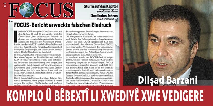 Li pist komploya dijî Barzanî hevkariya çepên Tirk û PKKê!