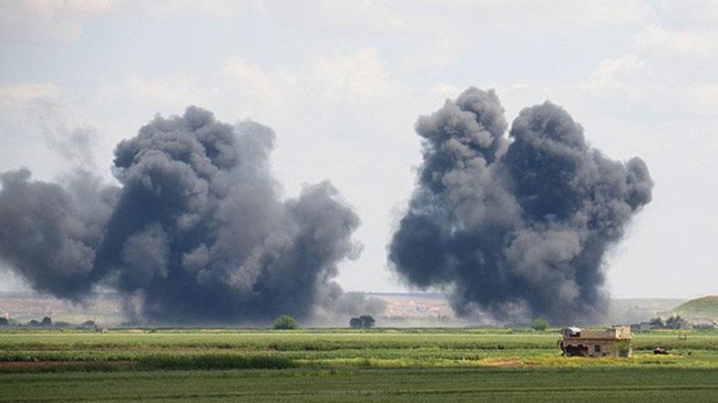 Koalisyon’dan ISID’e bombardiman!