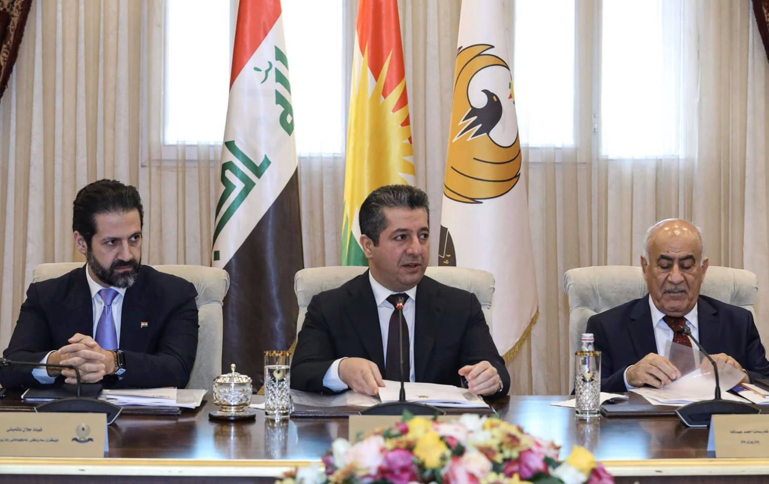 Basbakan Mesrur Barzani baskanliginda Bakanlar Kurulu toplaniyor