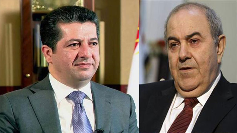 Mesrur Barzani, Iyad Allavi ile görüstü