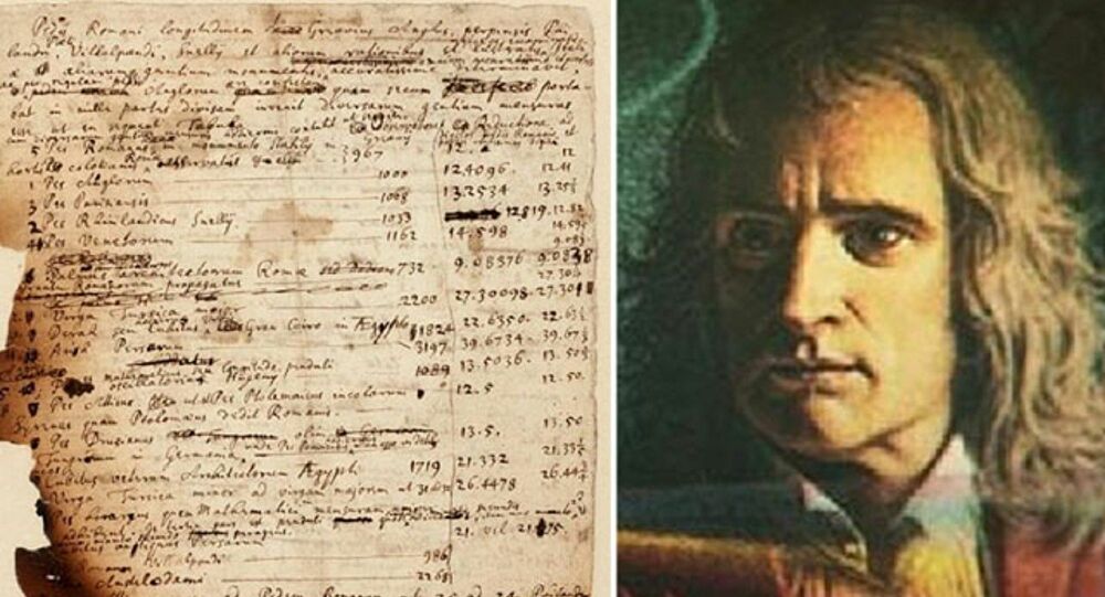 Newton’un'kiyamet tarihini hesapladigi notlar ortaya çikti