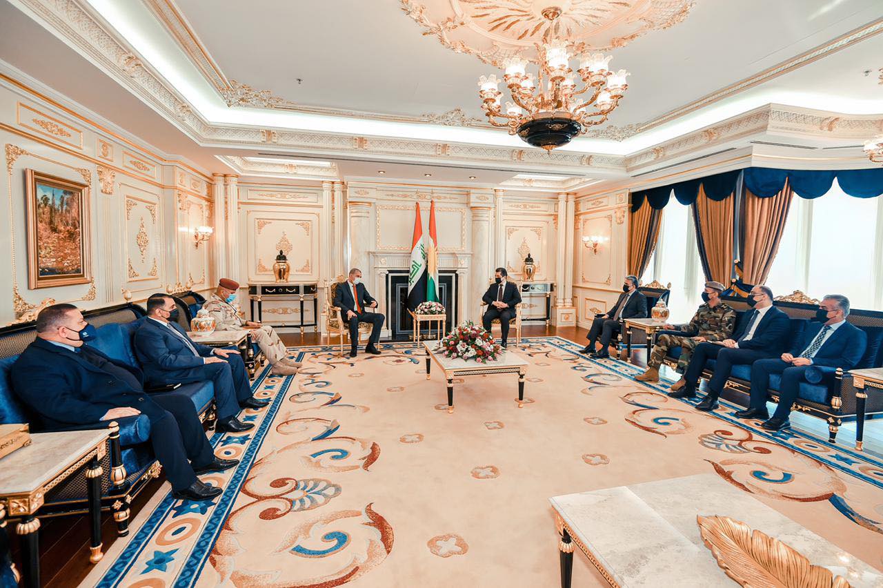 Basbakan Barzani ile Irakli Içisleri Bakanini kabul etti: Önemli konular masadaydi